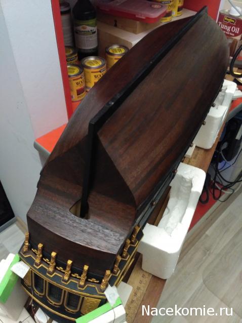 Собери Чёрную Жемчужину. Сборка: Покраска