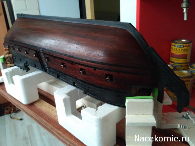 Собери Чёрную Жемчужину. Сборка: Покраска