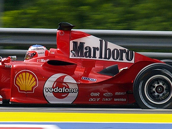 Formula 1 №25 - Ferrari F2004 - Рубенс Баррикелло (2004)