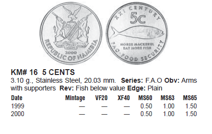 Монеты и банкноты №409 1000 сукре (Эквадор), 5 центов (Намибия)