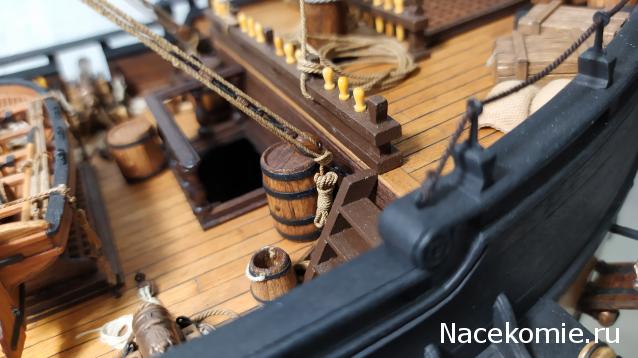 Собери Чёрную Жемчужину. Рангоут и такелаж.