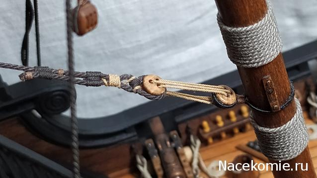 Собери Чёрную Жемчужину. Рангоут и такелаж.