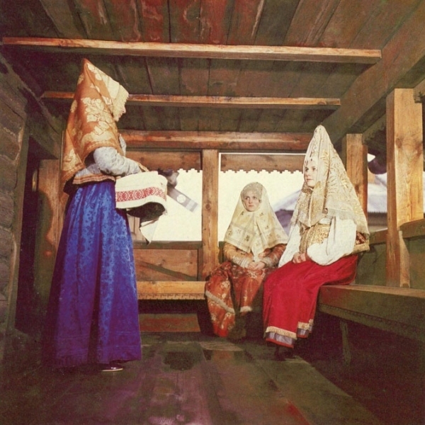 Куклы в народных костюмах №2 Кукла в летнем костюме Костромской губернии