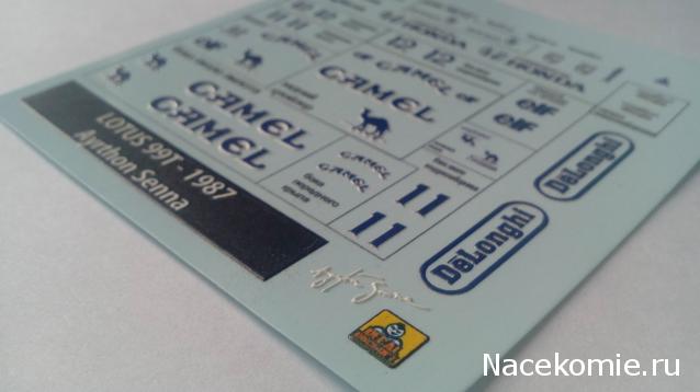 Formula 1 №9 - Lotus 99T - Сатору Накадзима (1987)