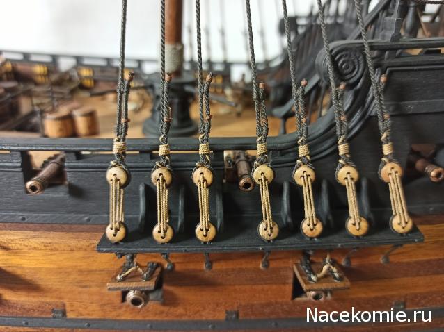 Собери Чёрную Жемчужину. Рангоут и такелаж.