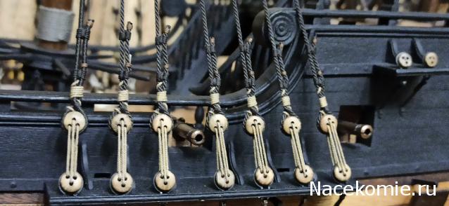 Собери Чёрную Жемчужину. Рангоут и такелаж.