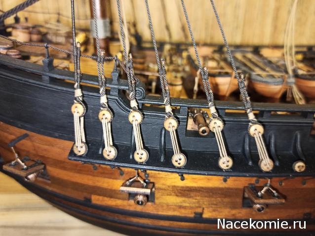 Собери Чёрную Жемчужину. Рангоут и такелаж.