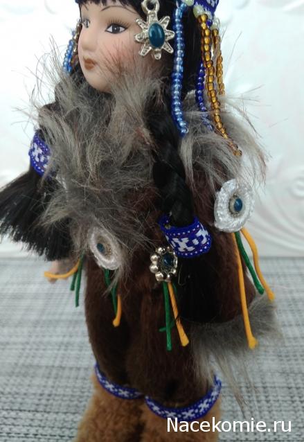 Куклы в народных костюмах №51 Кукла в чукотском зимнем костюме