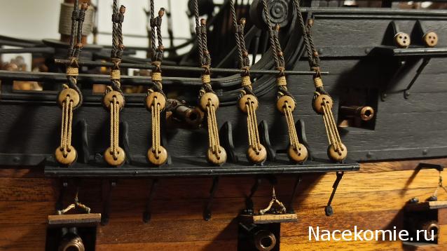 Собери Чёрную Жемчужину. Рангоут и такелаж.