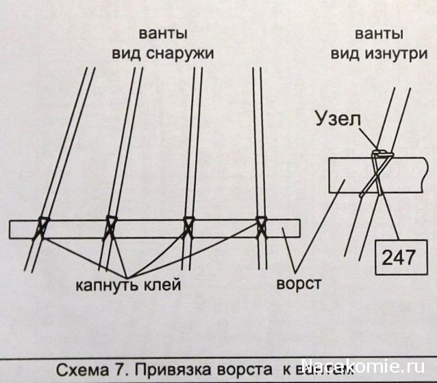 Собери Чёрную Жемчужину. Рангоут и такелаж.
