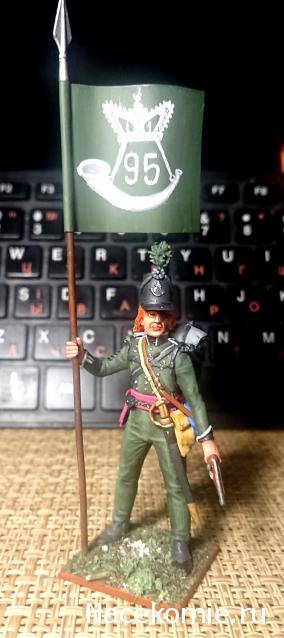 Наполеоновские войны №31 Рядовой 95-го Стрелкового полка Британской армии,1812г.