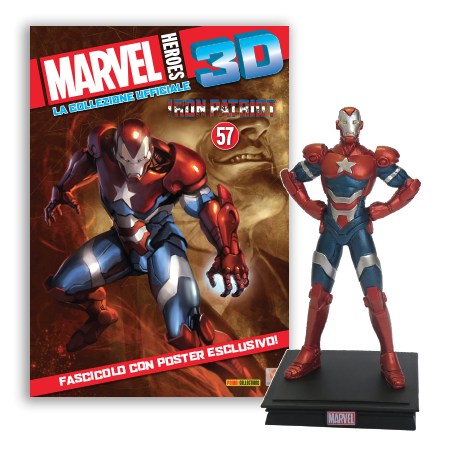 Герои Marvel 3D №59 - Железный патриот
