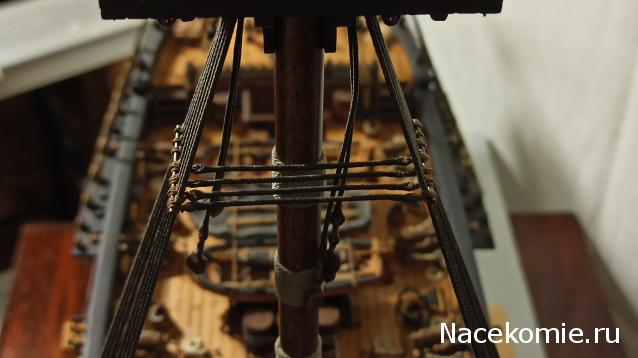 Собери Чёрную Жемчужину. Рангоут и такелаж.