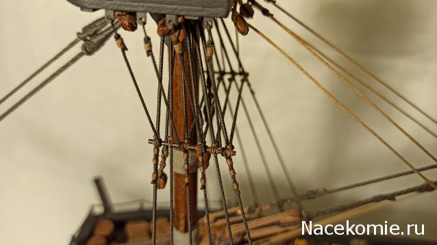 Собери Чёрную Жемчужину. Рангоут и такелаж.