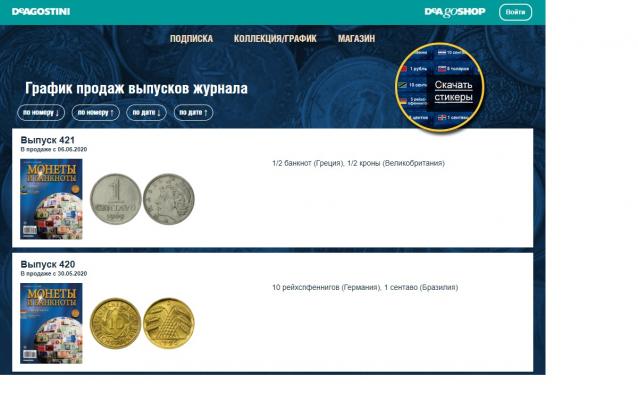 Монеты и Банкноты 2012 - График выхода и обсуждение