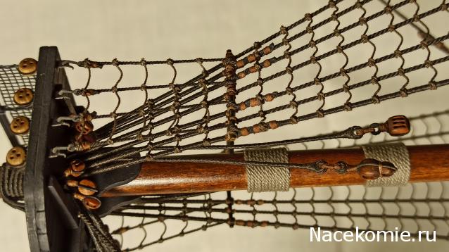 Собери Чёрную Жемчужину. Рангоут и такелаж.