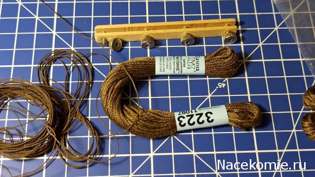 Собери Чёрную Жемчужину. Рангоут и такелаж.