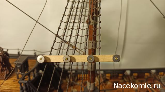 Собери Чёрную Жемчужину. Рангоут и такелаж.