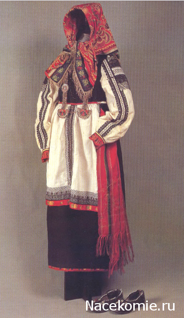 Куклы в народных костюмах №10 Кукла в праздничном костюме Воронежской губернии