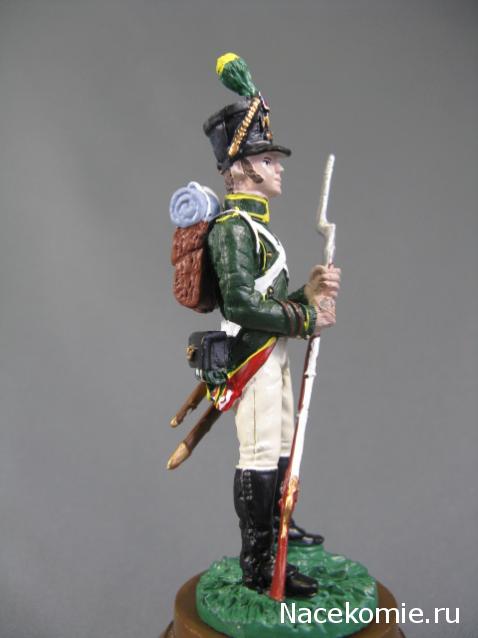 Наполеоновские войны №216 - Капрал фланкеров-егерей Императорской гвардии, 1814 г.