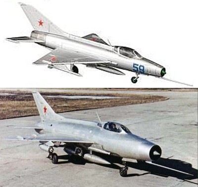 F-Toys VS13 F-8 Crusader и МиГ-21Ф 1/144