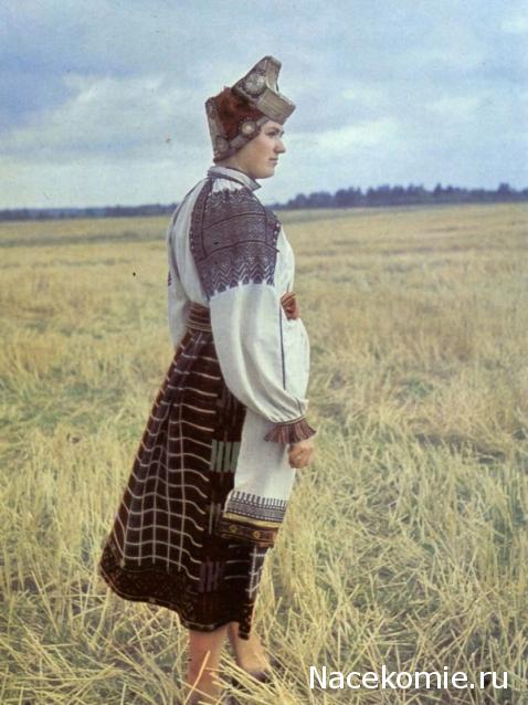 Куклы в народных костюмах №10 Кукла в праздничном костюме Воронежской губернии