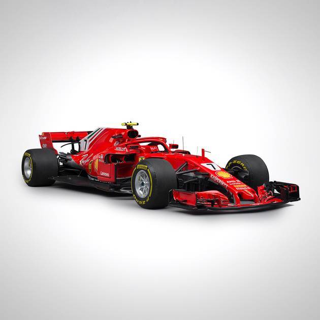 Formula 1 №37 - Ferrari SF71-H - Себастьян Феттель (2018)