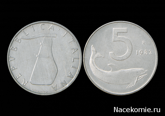 Монеты и Банкноты 2019 №54 - 25 сентаво (Доминиканская Республика), 5 пиастров (Египет), 5 лир (Италия)