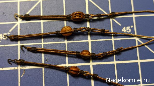 Собери Чёрную Жемчужину. Рангоут и такелаж.