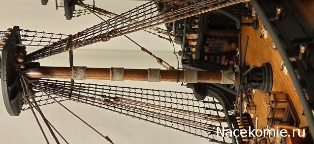 Собери Чёрную Жемчужину. Рангоут и такелаж.