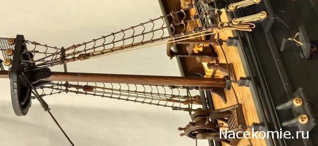 Собери Чёрную Жемчужину. Рангоут и такелаж.