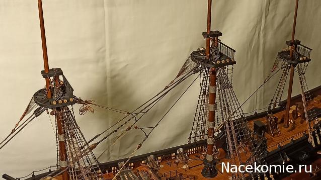 Собери Чёрную Жемчужину. Рангоут и такелаж.