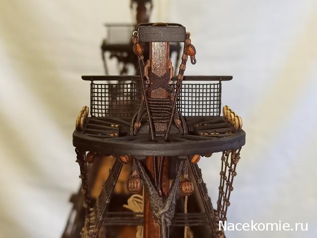 Собери Чёрную Жемчужину. Рангоут и такелаж.