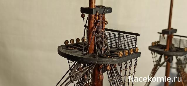 Собери Чёрную Жемчужину. Рангоут и такелаж.