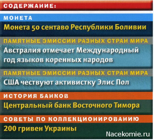 Монеты и Банкноты №433 - 2 сентаво (Боливия)