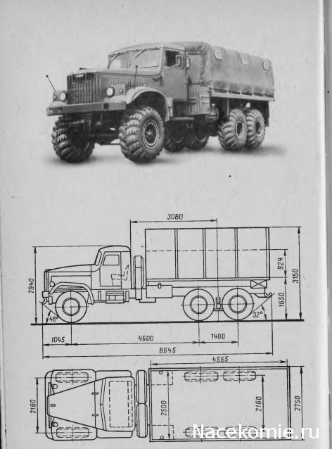 Легендарные Грузовики СССР №34  - КрАЗ-255Б1