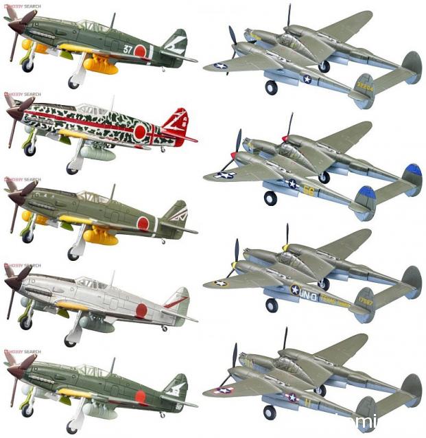 Модели и гашапоны в 1/144 - F-Toys, Bandai, Takara и другие