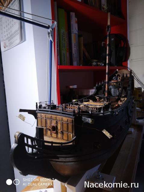 Собери Чёрную Жемчужину. Рангоут и такелаж.