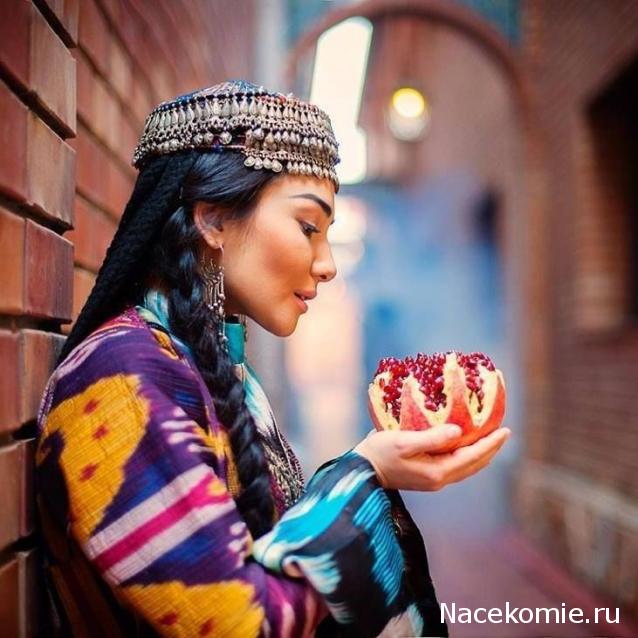 Куклы в народных костюмах №12 Кукла в узбекском летнем костюме