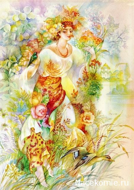 Народный костюм в живописи и графике