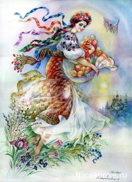 Народный костюм в живописи и графике