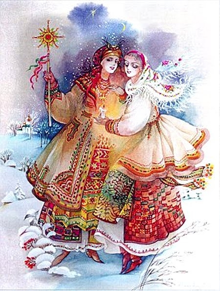 Народный костюм в живописи и графике