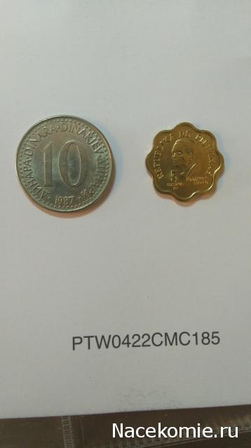 Монеты и Банкноты 2019 №10 - 50 сентимо (Венесуэла), 10 пенни (Финляндия)