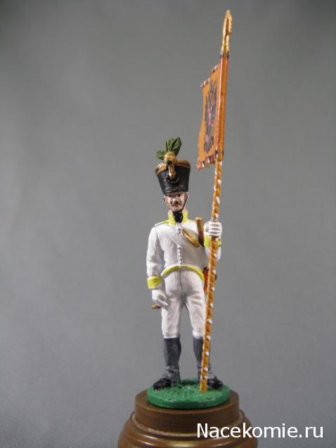 Наполеоновские войны №232 - Знаменосец пехотного полка. Австрия, 1812 г.