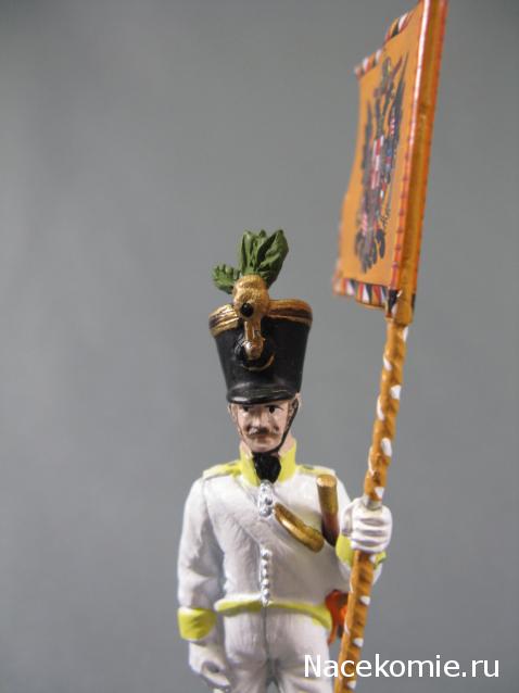 Наполеоновские войны №232 - Знаменосец пехотного полка. Австрия, 1812 г.