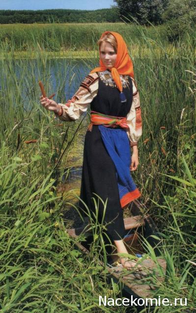 Куклы в народных костюмах №10 Кукла в праздничном костюме Воронежской губернии