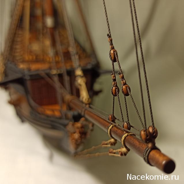 Собери Чёрную Жемчужину. Рангоут и такелаж.