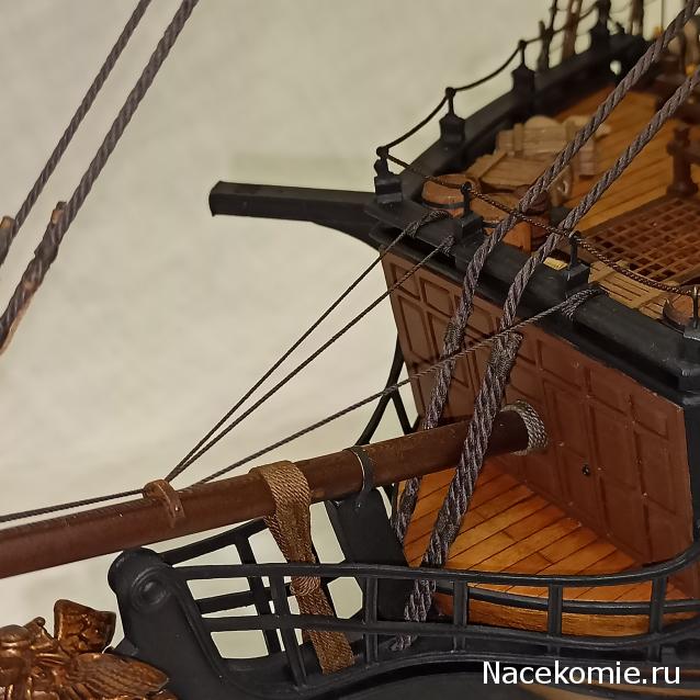 Собери Чёрную Жемчужину. Рангоут и такелаж.