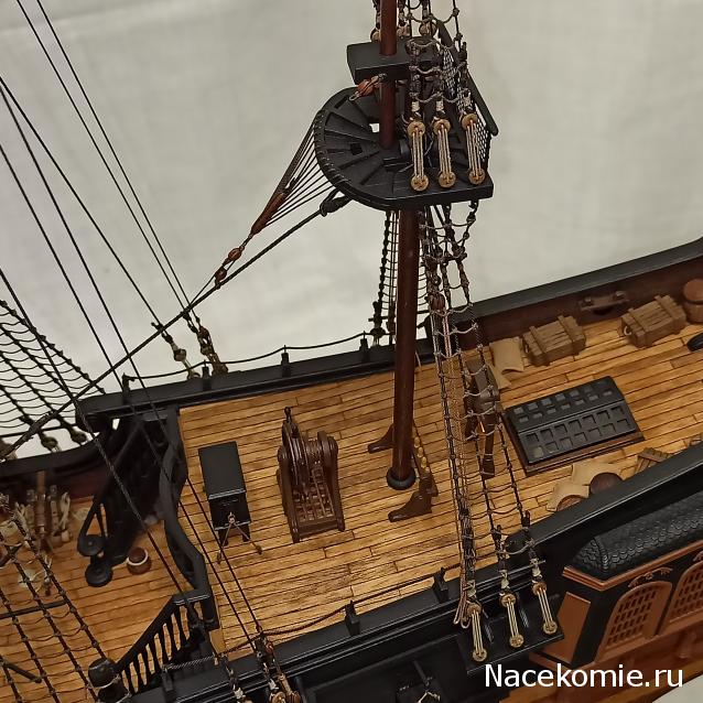 Собери Чёрную Жемчужину. Рангоут и такелаж.