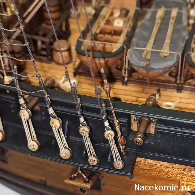 Собери Чёрную Жемчужину. Рангоут и такелаж.